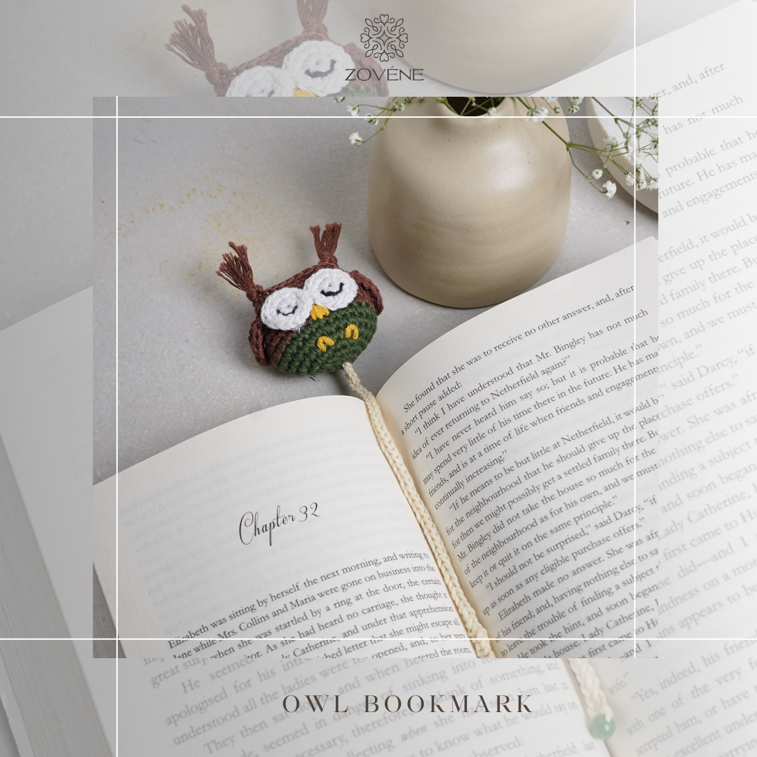 Owl be reading with this adorable bookmark ❤️