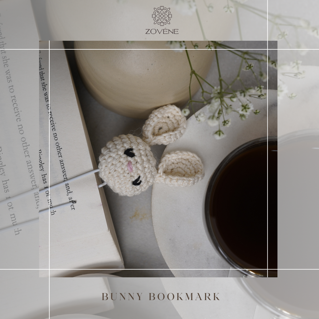 Charming bunny bookmark to keep your place! 🐰
