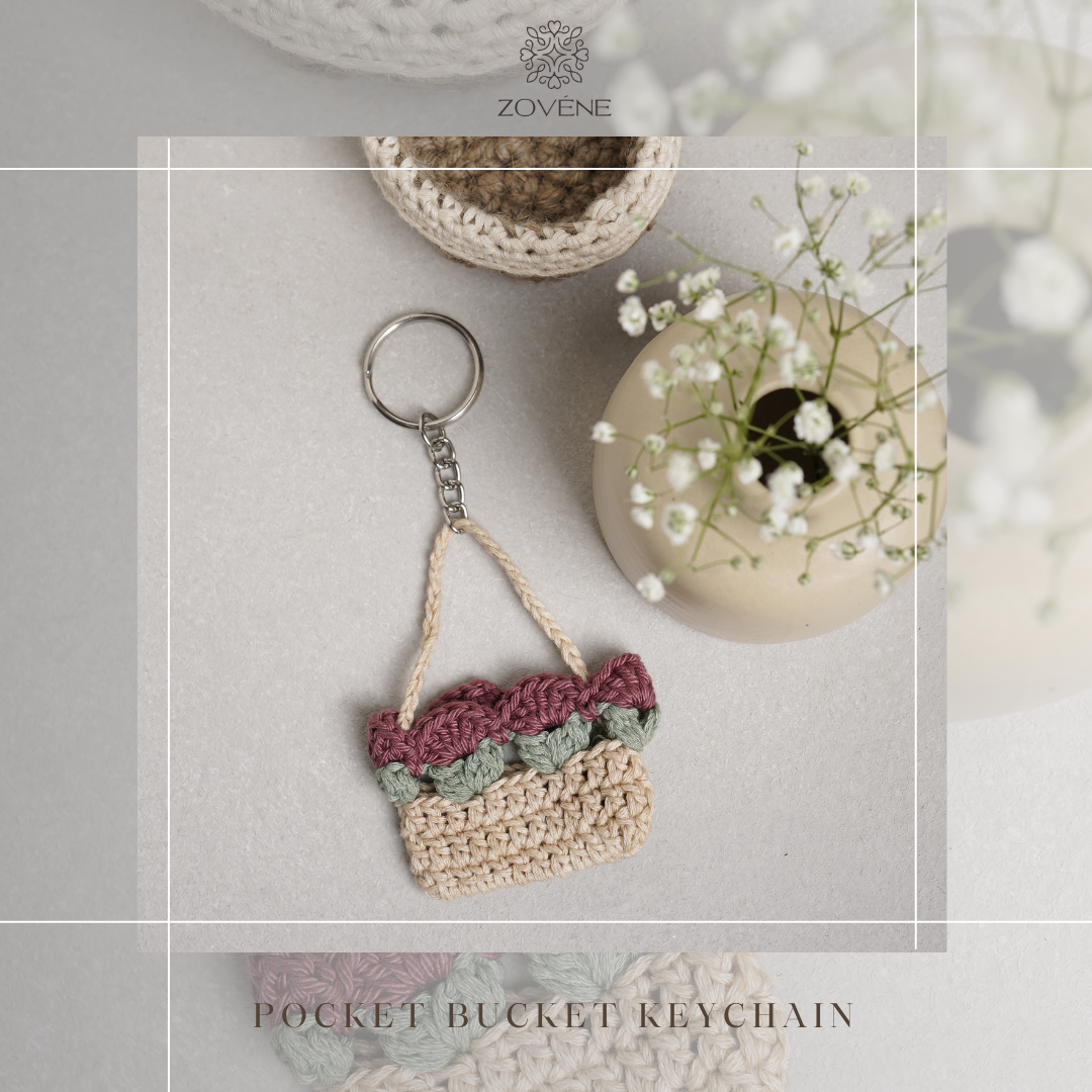 Tiny crochet magic for your keys! ✨