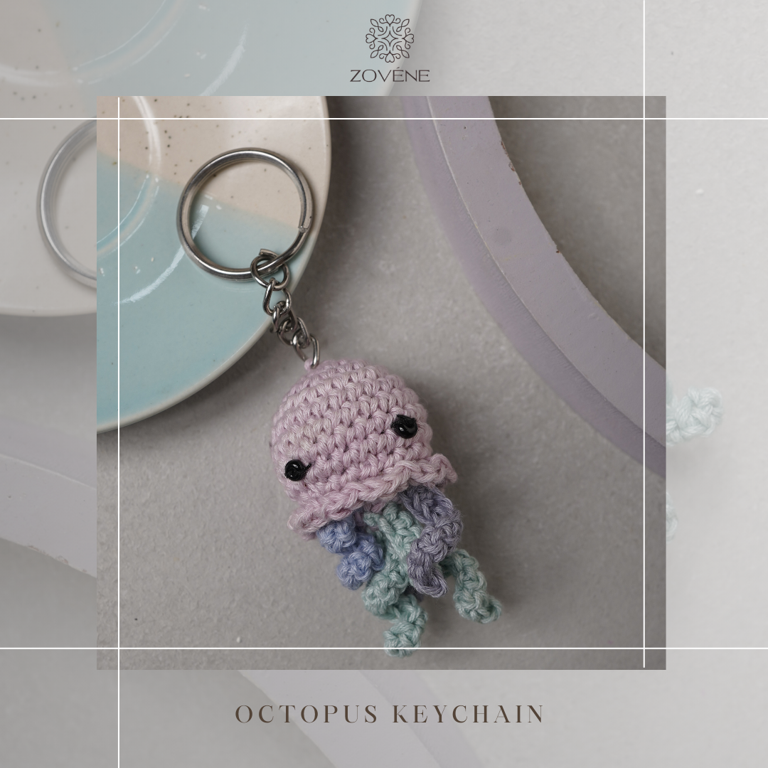 Adorable octopus charm, ready to hang out! 🐙