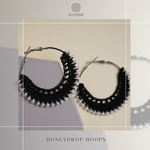 Load image into Gallery viewer, Adorning Elegance: through the hoops of time 🖤

