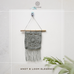 Load image into Gallery viewer, Pastel loom wall hanging 💚
