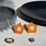 Load image into Gallery viewer, Serae studs 🧡
