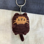Load image into Gallery viewer, Brown cat keychain 🤎
