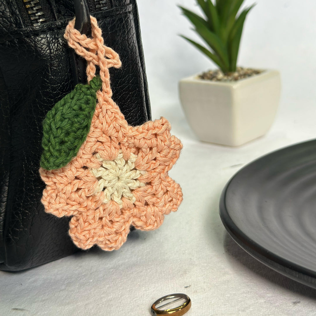 Sakura flower bag charm ✨