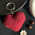 Load image into Gallery viewer, Red heart keychain ❤️

