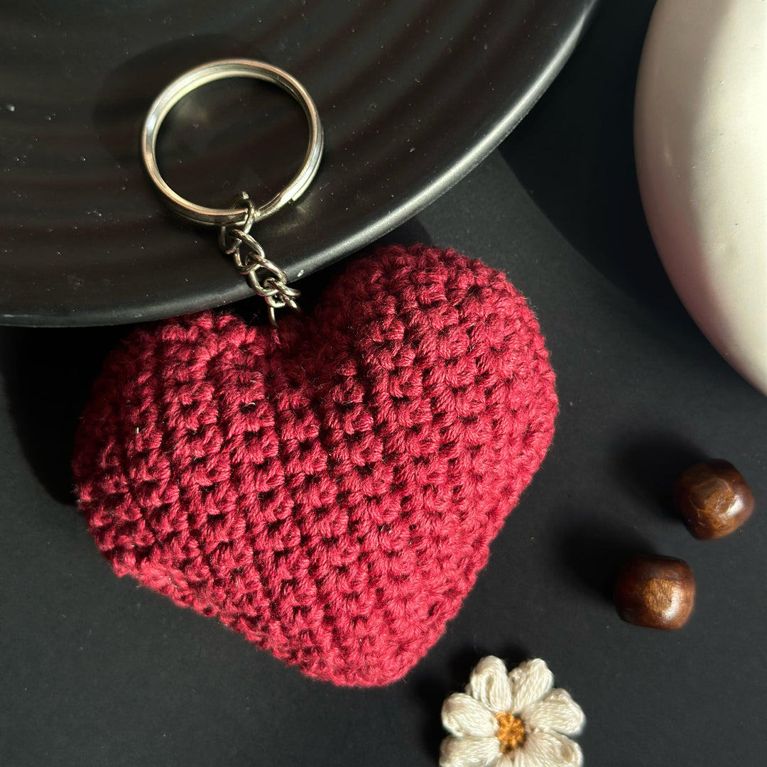 Red heart keychain ❤️