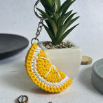 Load image into Gallery viewer, lemon keychain 🧡
