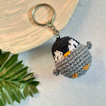 Load image into Gallery viewer, Fluffy penguin keychain 🐧
