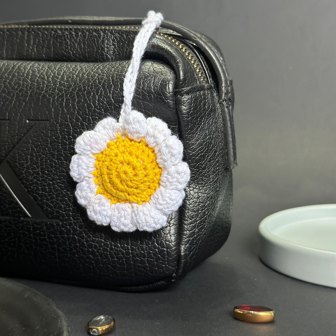 Sunflower bag charm 🌼